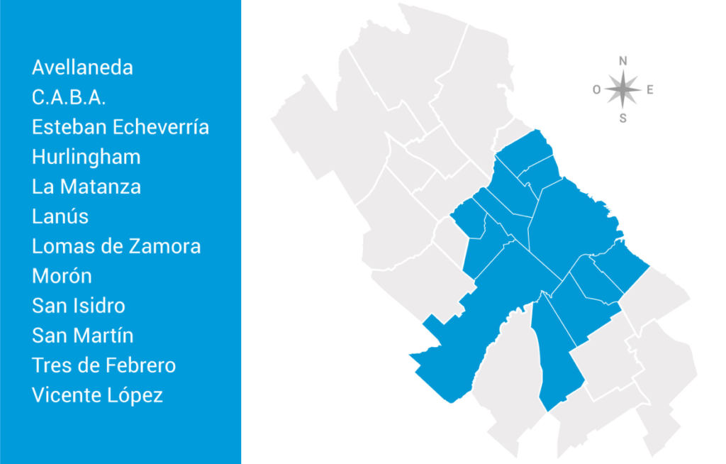 Municipios beneficiados